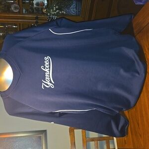 NY Yankees Majestic Authentic Therma Base Tech Fleece Sweatshirt